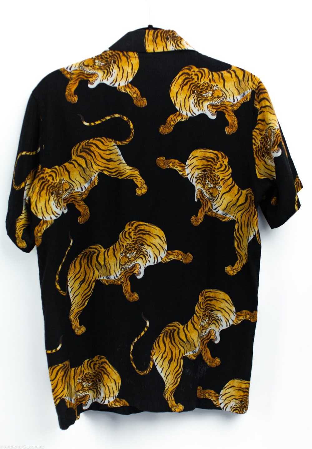 Wacko Maria The Guilty Parties tiger rayon button… - image 5