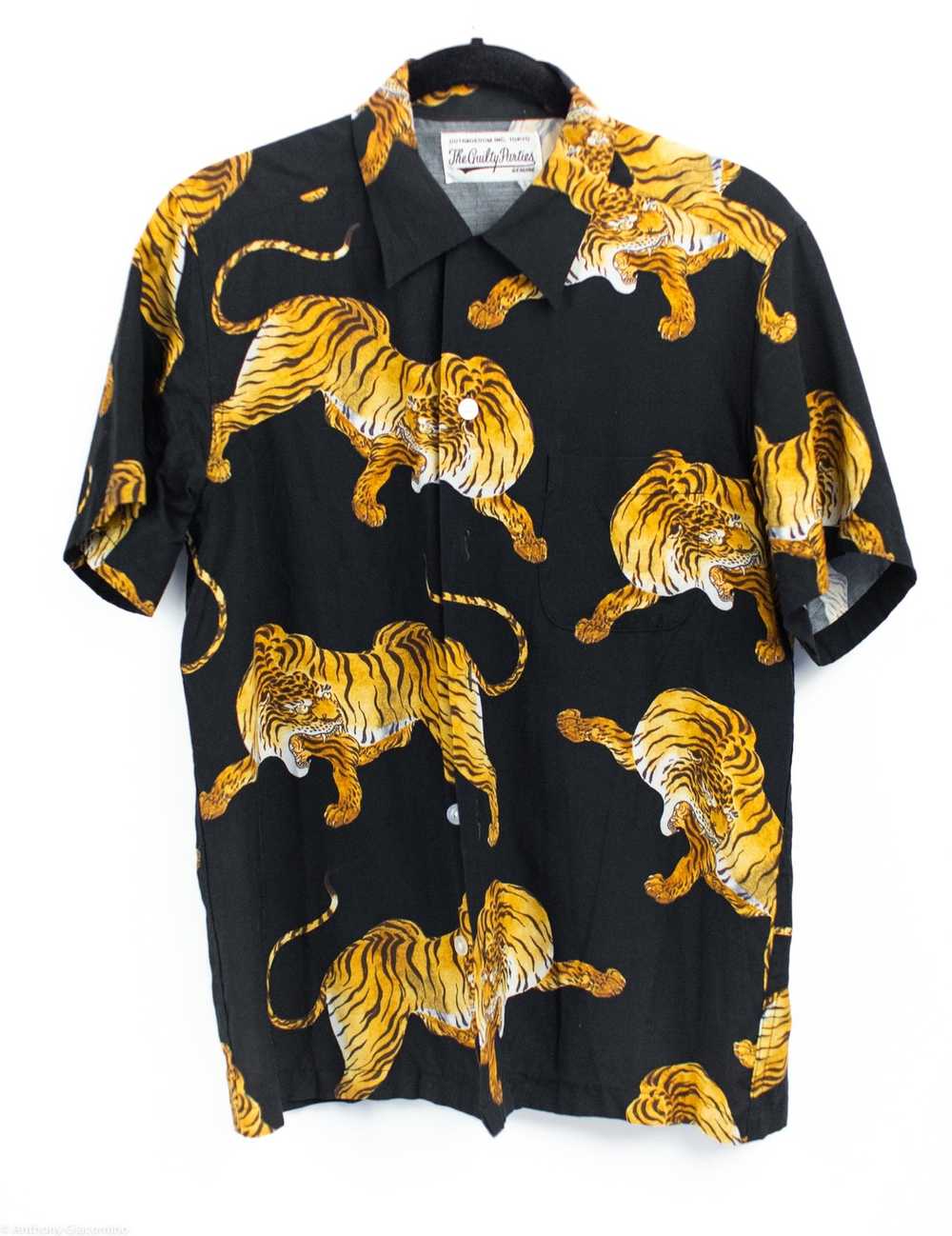 Wacko Maria The Guilty Parties tiger rayon button… - image 7