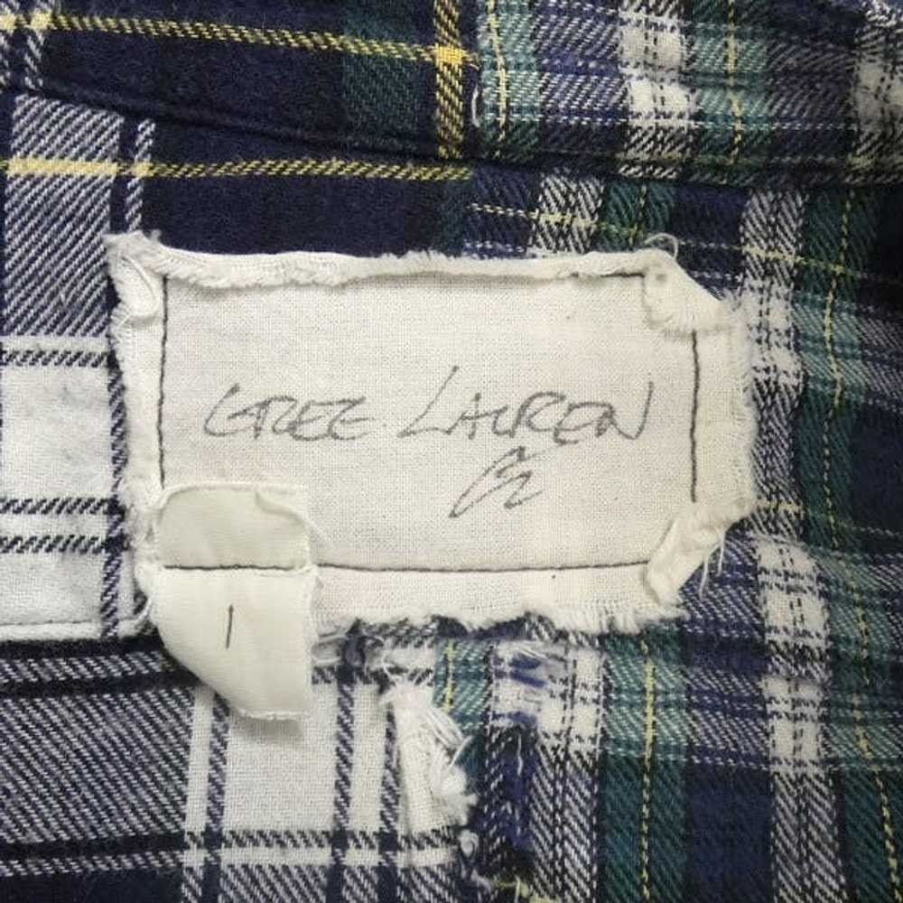 Greg Lauren 50/50 Flannel Studio Shirt - image 5