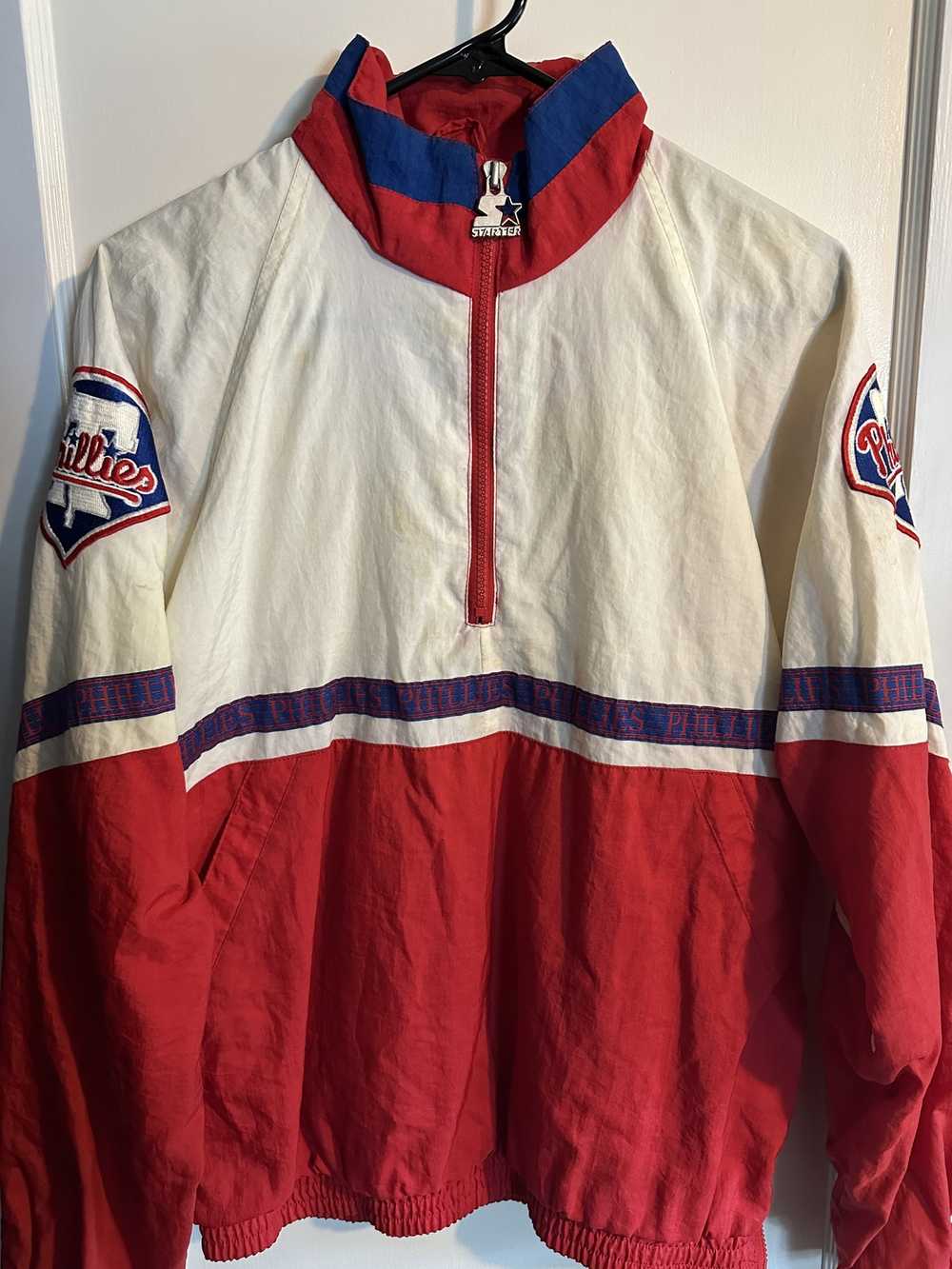 Vintage Philadelphia Phillies Starter Brand 80s Jacket Size Medium –  Yesterday's Attic