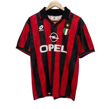 Rare! Original UCL Player Issue AC Milan 1994 Home Jersey Shirt Maglia  Camiseta