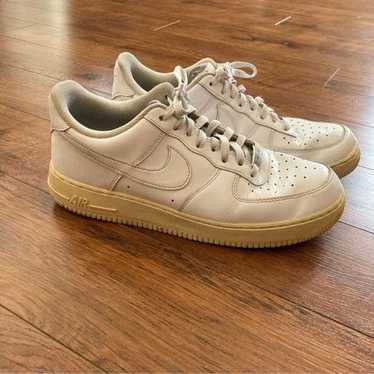 Nike Nike AF1 Air Force 1 White Sneakers Shoes Si… - image 1