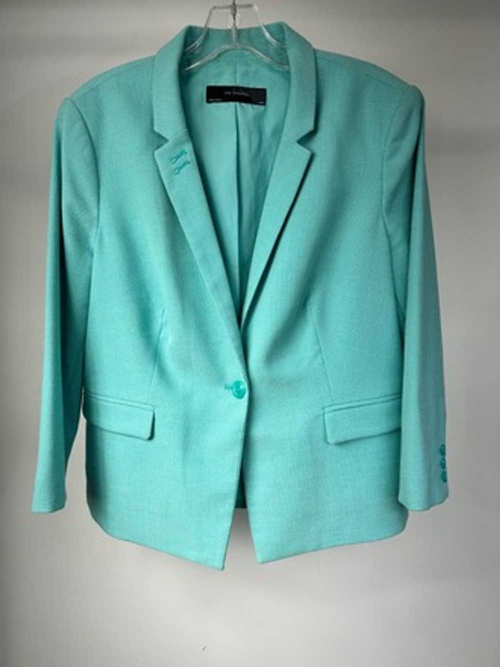 Turquoise Blazer Jacket - image 1