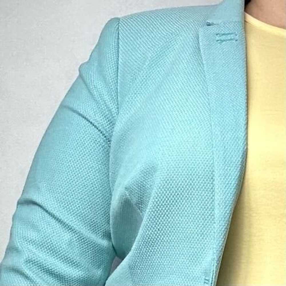 Turquoise Blazer Jacket - image 2