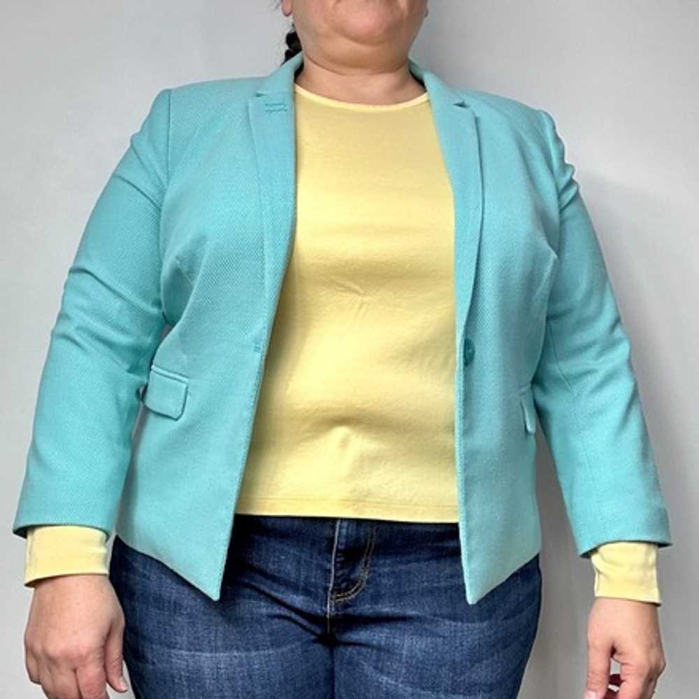 Turquoise Blazer Jacket - image 3