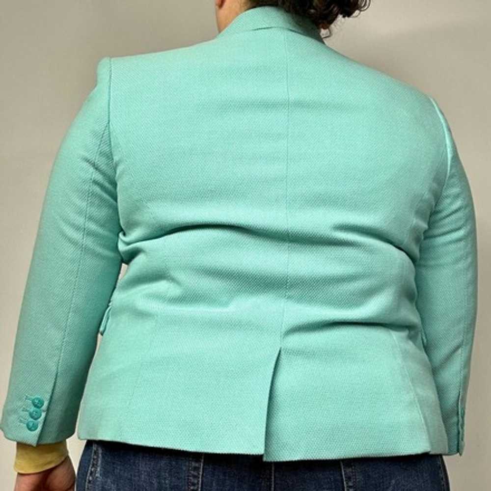 Turquoise Blazer Jacket - image 4