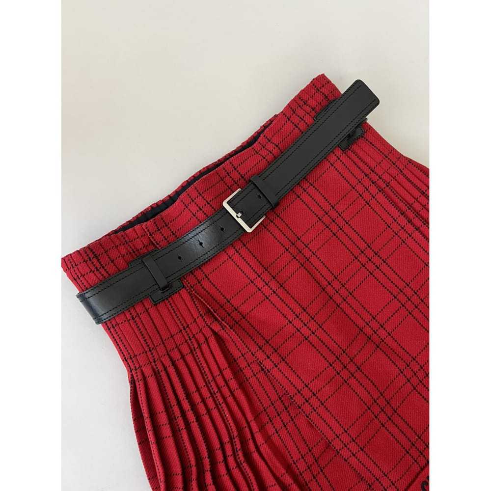Dior Wool mid-length skirt - image 5