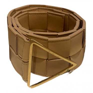 Bottega Veneta Triangle leather belt