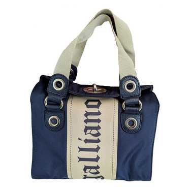 John Galliano GALLIANO Seatbelt Logo Leather Handbag — sororité.