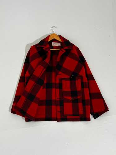 Filson Garments Red Flannel Button Up Coat Sz. XL - image 1