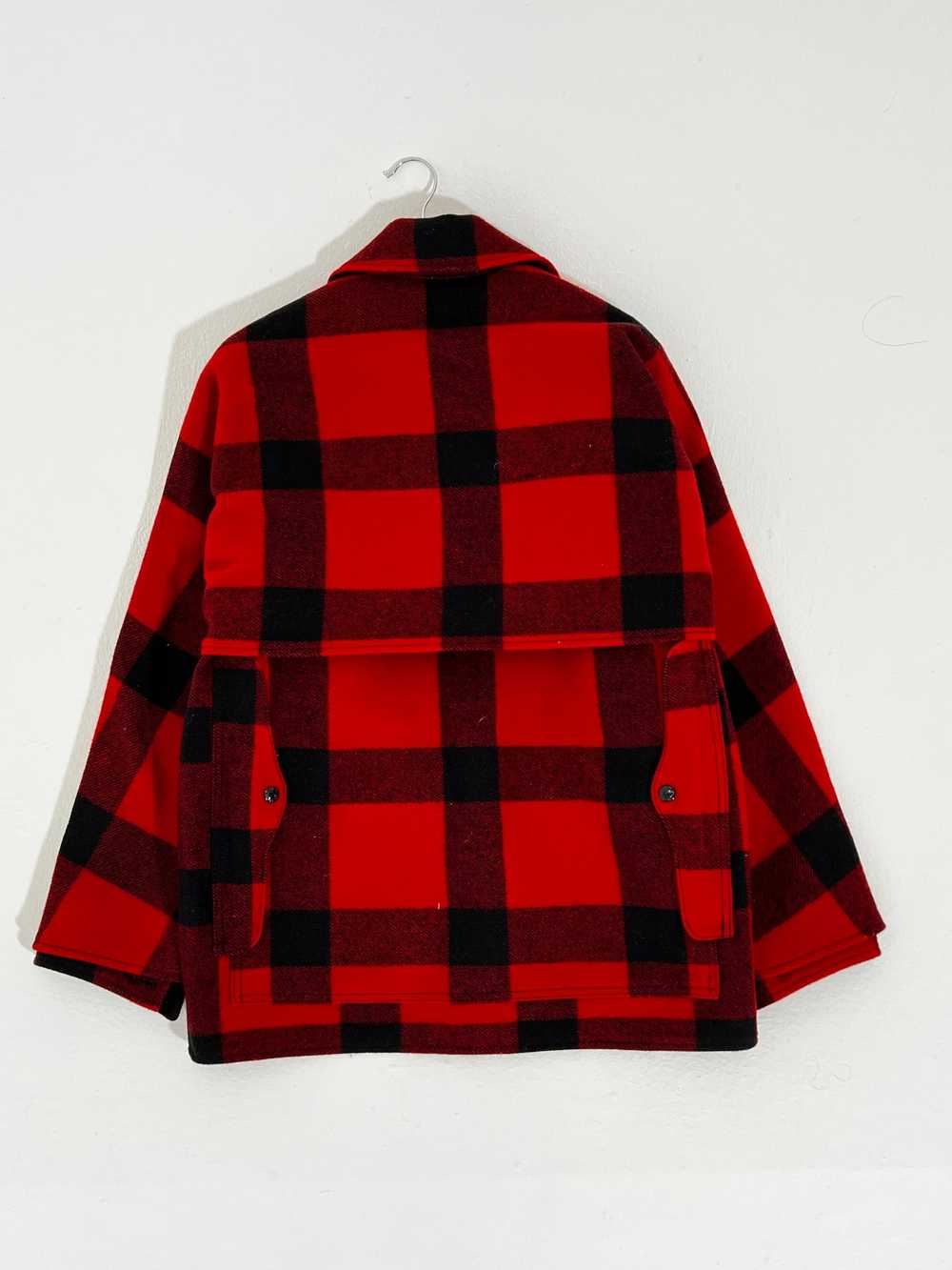 Filson Garments Red Flannel Button Up Coat Sz. XL - image 4