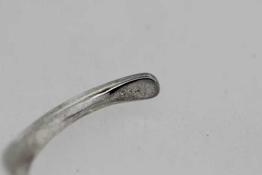 Sterling Silver Freeform Cuff Bracelet - 6" - image 4