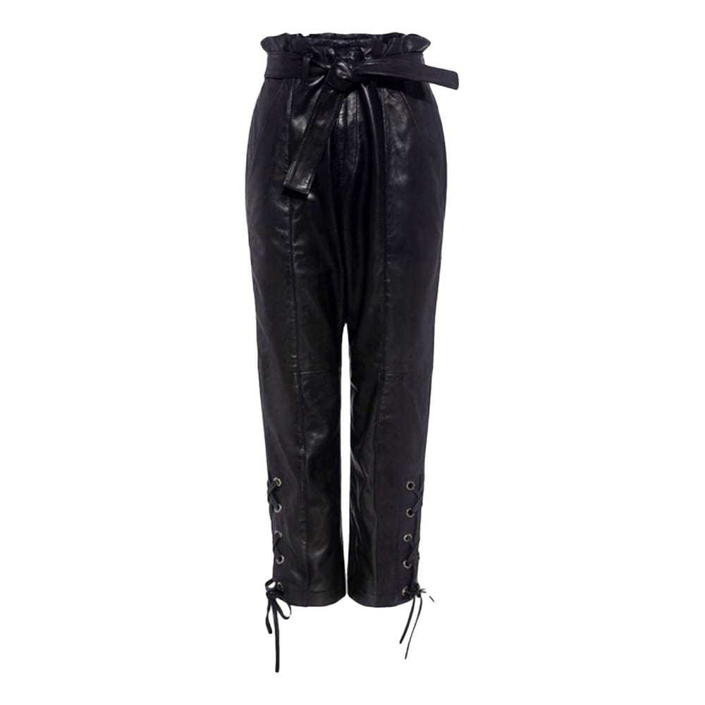 Marissa Webb Leather straight pants - image 1