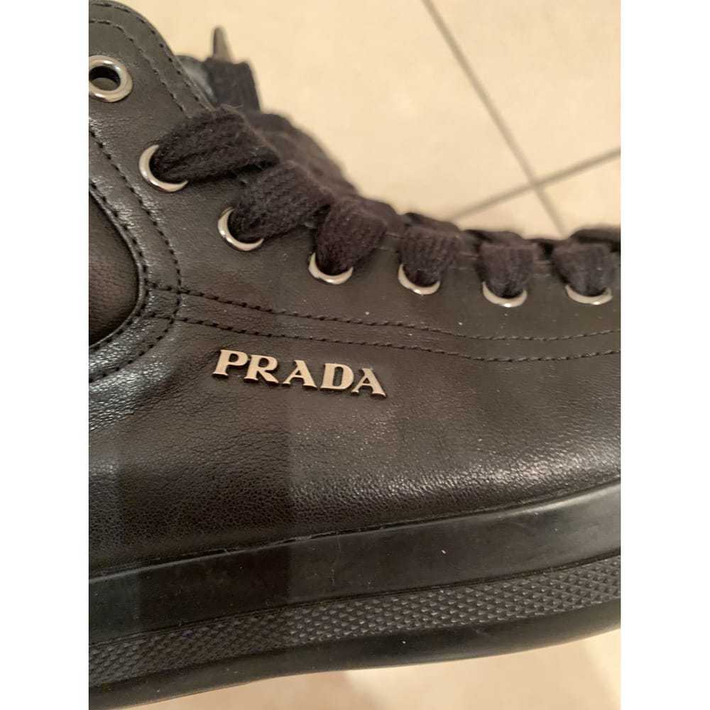 Prada Block Combat leather boots - image 2