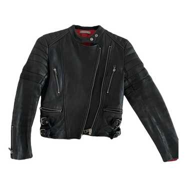 Leather jacket Celine Black size M International in Leather - 33330872