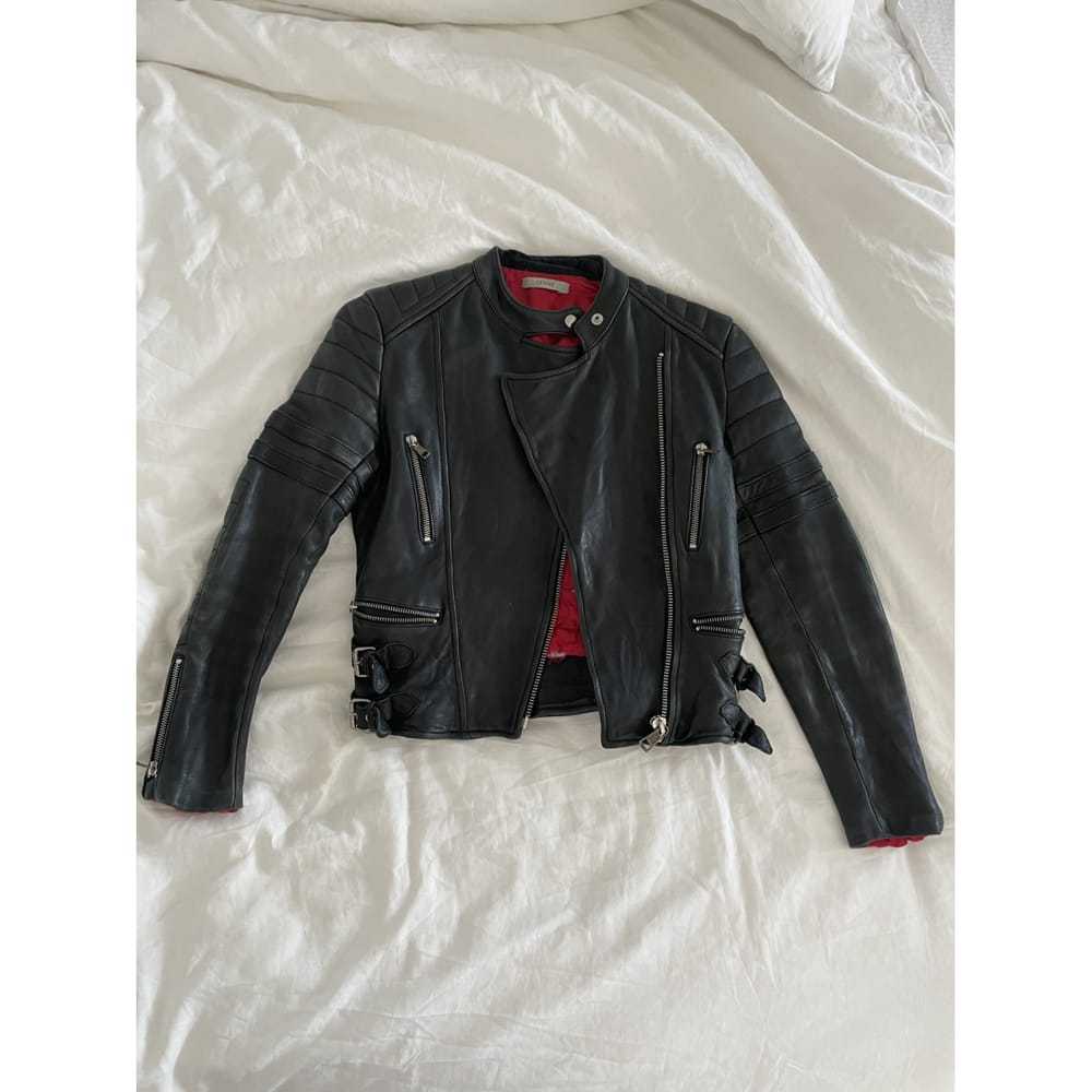 Celine Leather biker jacket - image 2