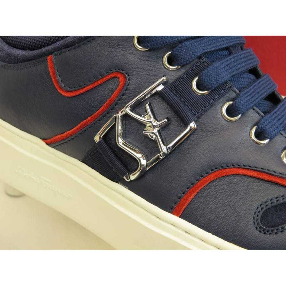 Salvatore Ferragamo Leather low trainers - image 10