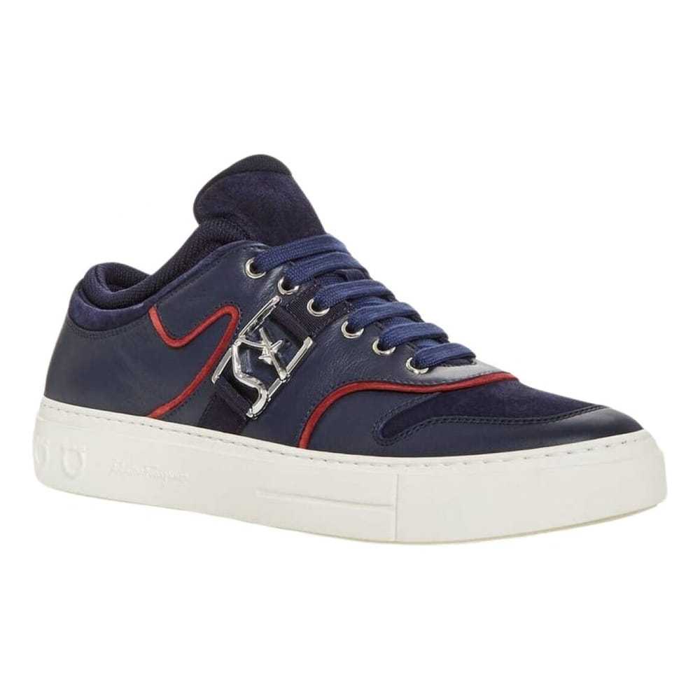 Salvatore Ferragamo Leather low trainers - image 1