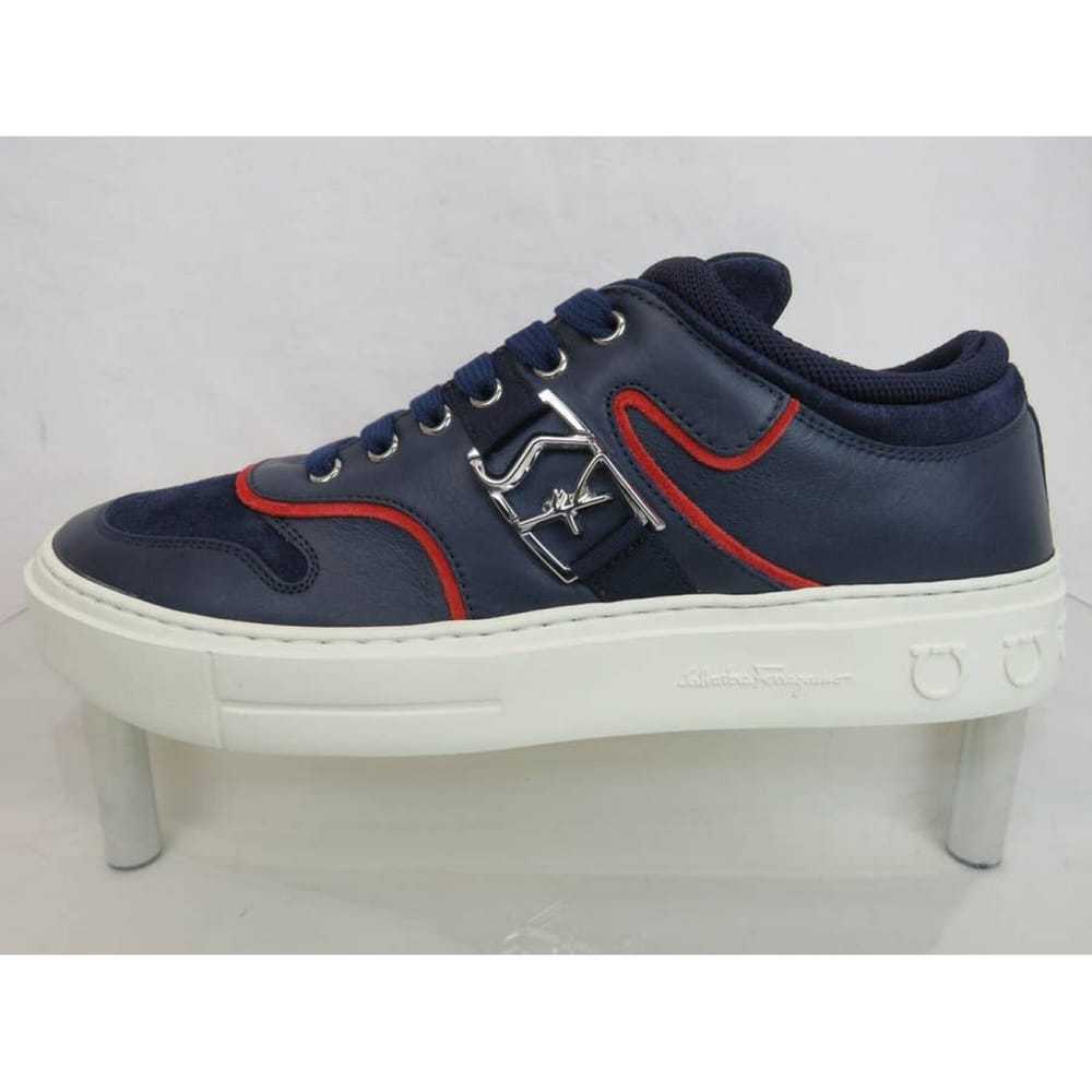 Salvatore Ferragamo Leather low trainers - image 3