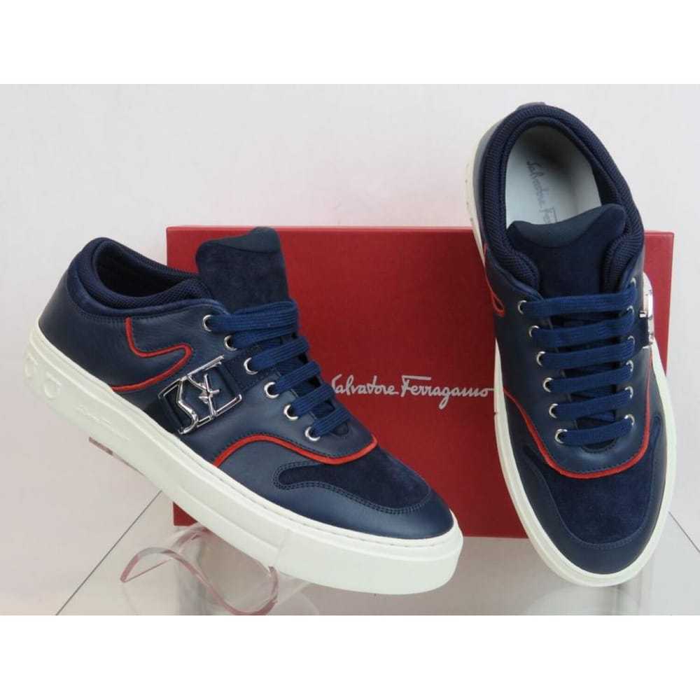 Salvatore Ferragamo Leather low trainers - image 7