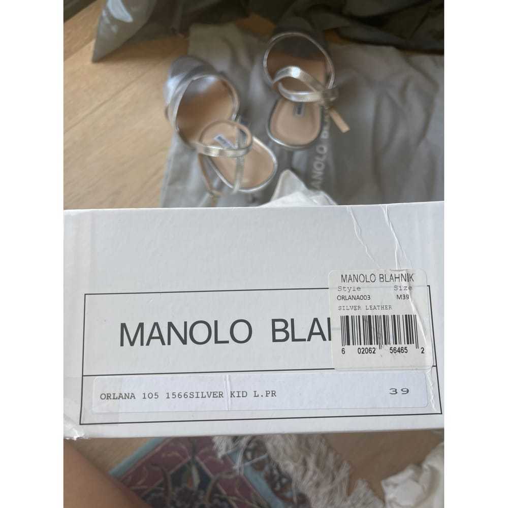 Manolo Blahnik Leather sandal - image 9
