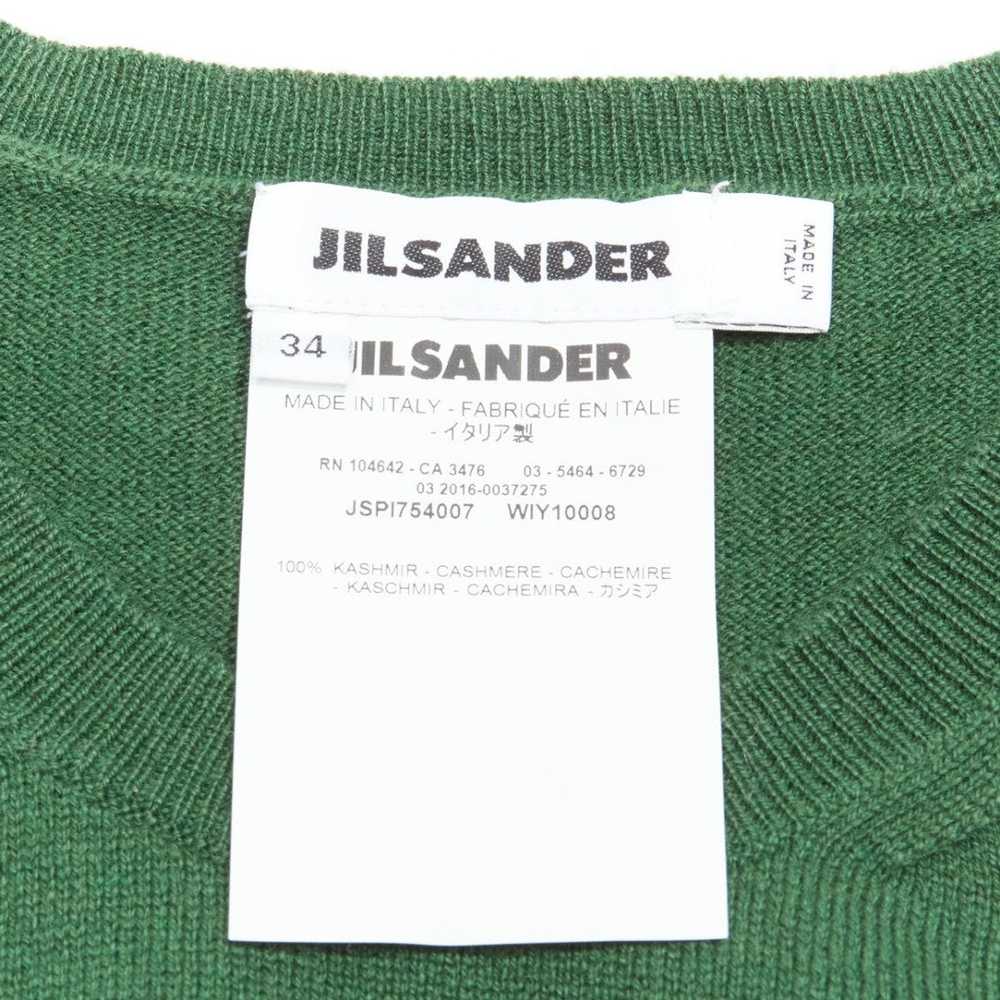 Jil Sander JIL SANDER 100% cashmere forest green … - image 8