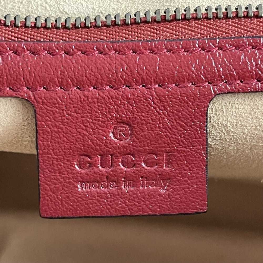 Gucci Gucci GG Marmont Flap Diagonal Quilted Leat… - image 9