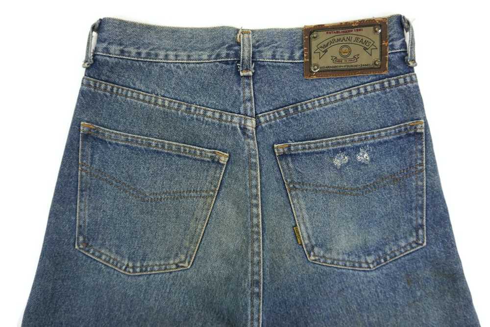 Designer × Giorgio Armani × Vintage Blue Jeans Hi… - image 7