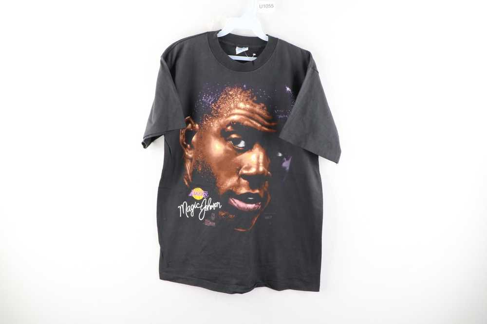 Vintage Vintage 90s Faded Magic Johnson Los Angel… - image 1