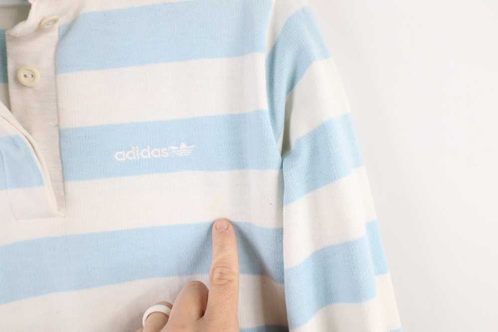 Adidas × Vintage Vintage 80s Adidas Knit Long Sle… - image 5