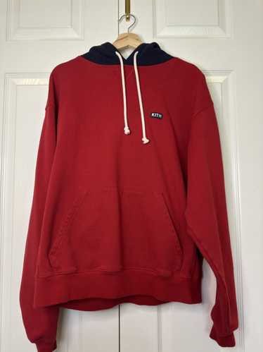 Kith Kith Red Color Block Hoodie