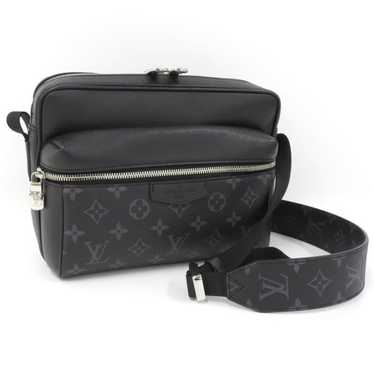 Louis Vuitton Eclipse Leather Slim Bracelet Band Size #21 M6456