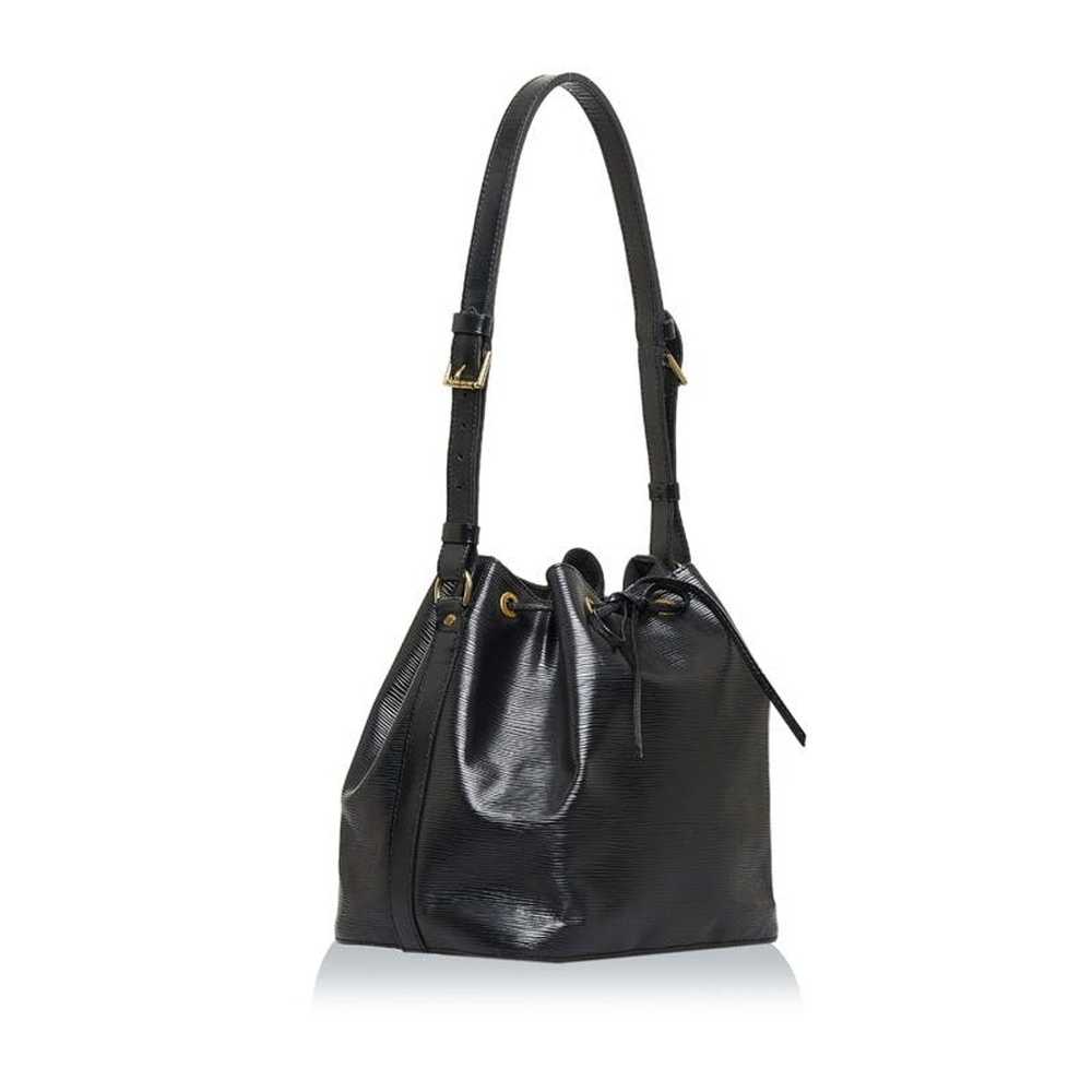 Louis Vuitton Epi Petit Noe Drawstring Shoulder Bag Black M59012