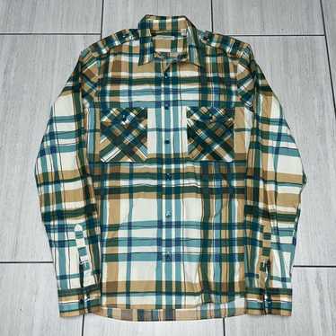 Burberry Burberry Water Brush Plaid Button Up - image 1