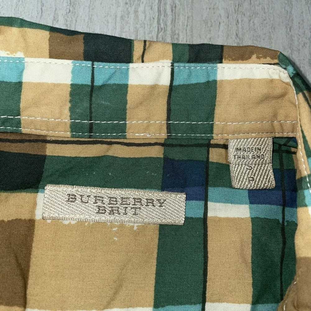 Burberry Burberry Water Brush Plaid Button Up - image 2