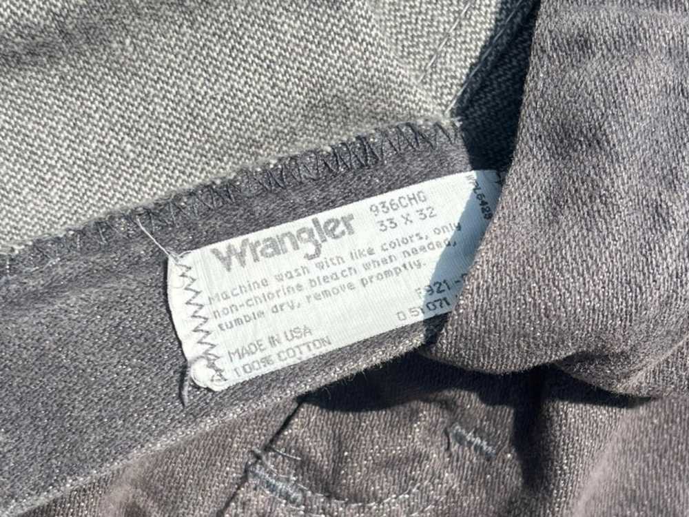 Wrangler Men’s size 33x32 Grey Vintage Wrangler D… - image 2