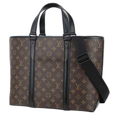 Louis Vuitton Zipped tote bag XL Monogram Sac Weekend GM Dark brown Leather  ref.377216 - Joli Closet
