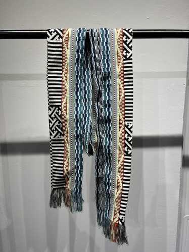 Phenomenon Colorful Fringe Knit Scarf