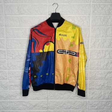 Cycling Jacket 90s Louis Garneau Windbreaker Retro Zip up 