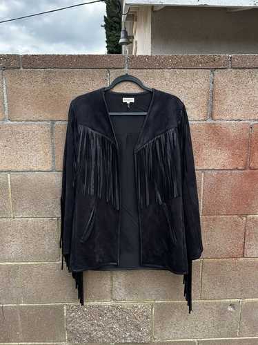 Vintage Vintage frayed suede/leather jacket