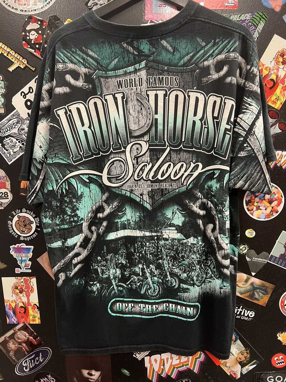 Vintage 1997 Iron Horse Saloon Bike Week Shirt Single Stitch