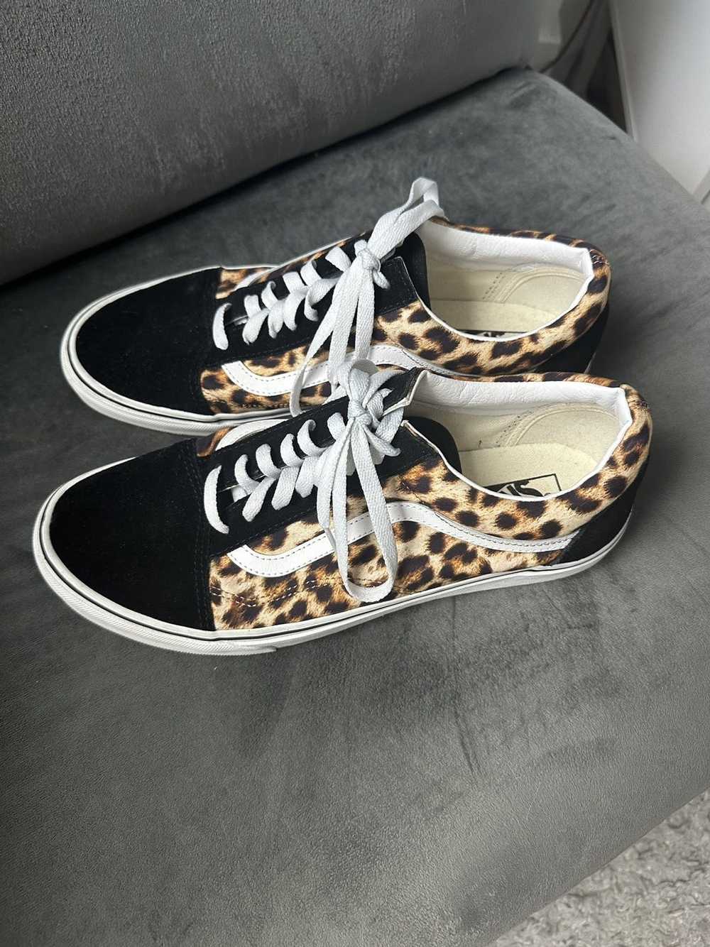 Vans Vans old skool leopard print sneakers - image 2