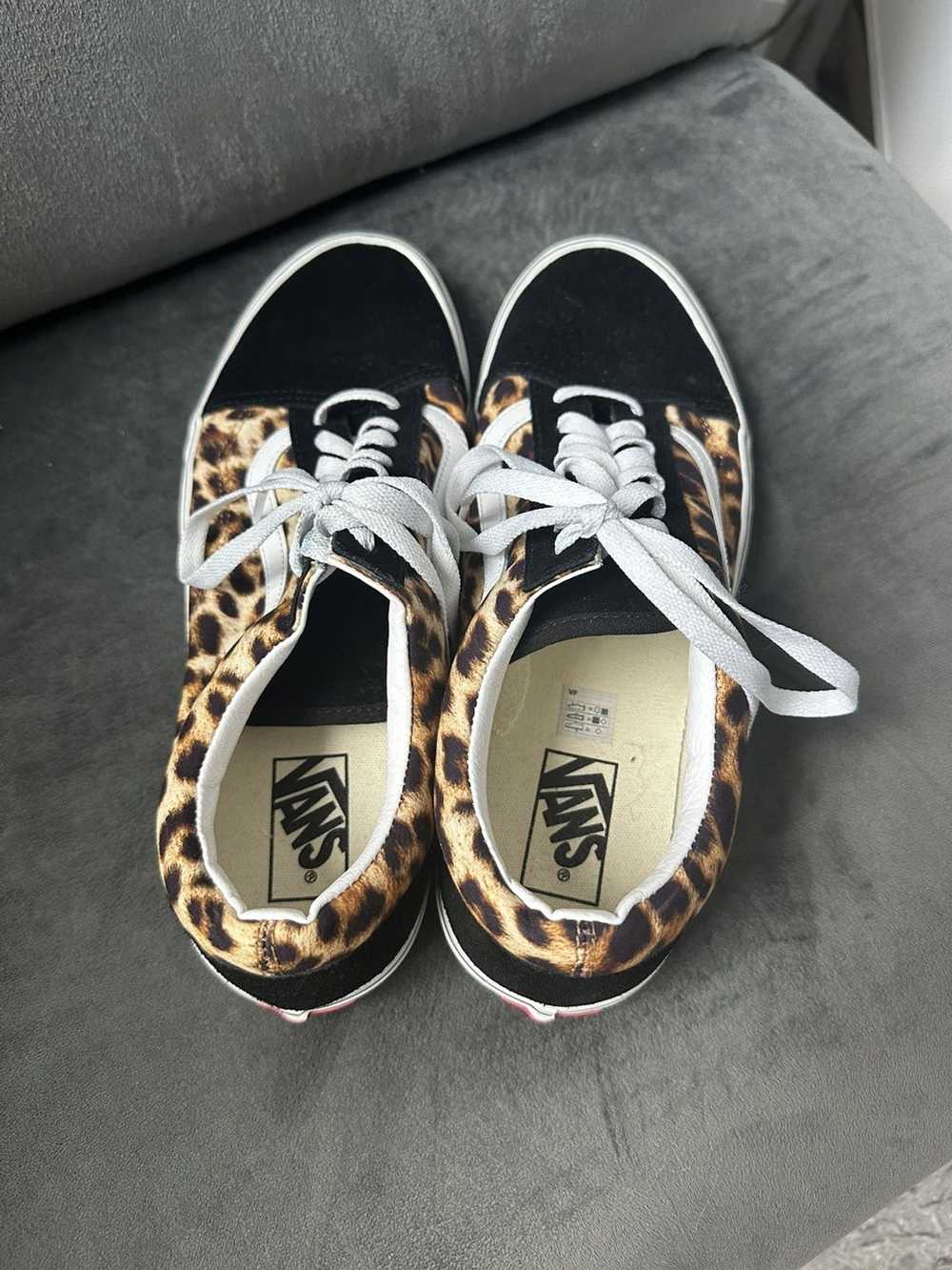 Vans Vans old skool leopard print sneakers - image 3