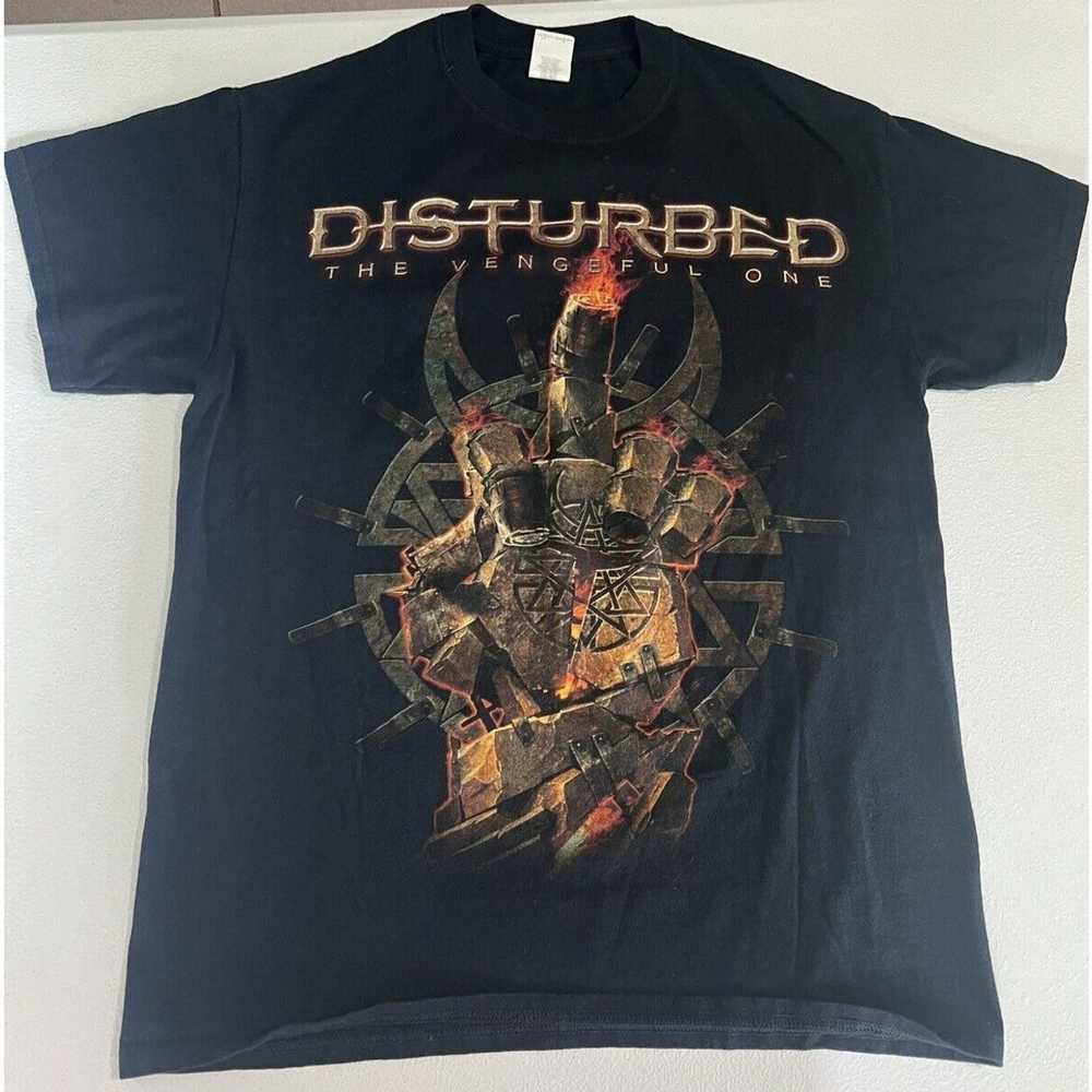 Other Disturbed Shirt Mens Sz M Med Black Concert… - image 2