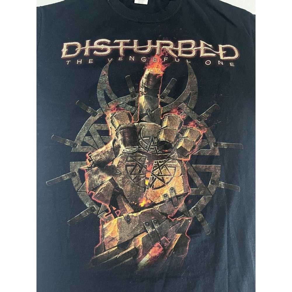 Other Disturbed Shirt Mens Sz M Med Black Concert… - image 4