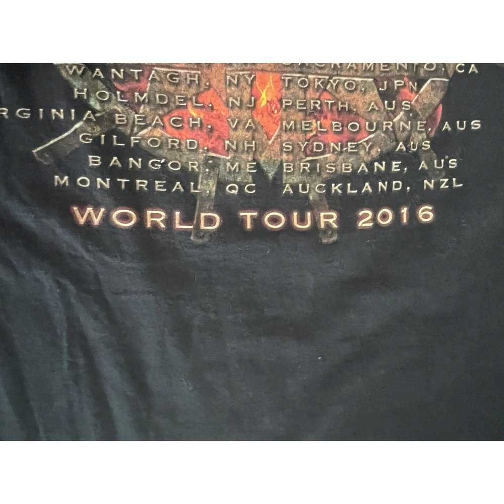 Other Disturbed Shirt Mens Sz M Med Black Concert… - image 6