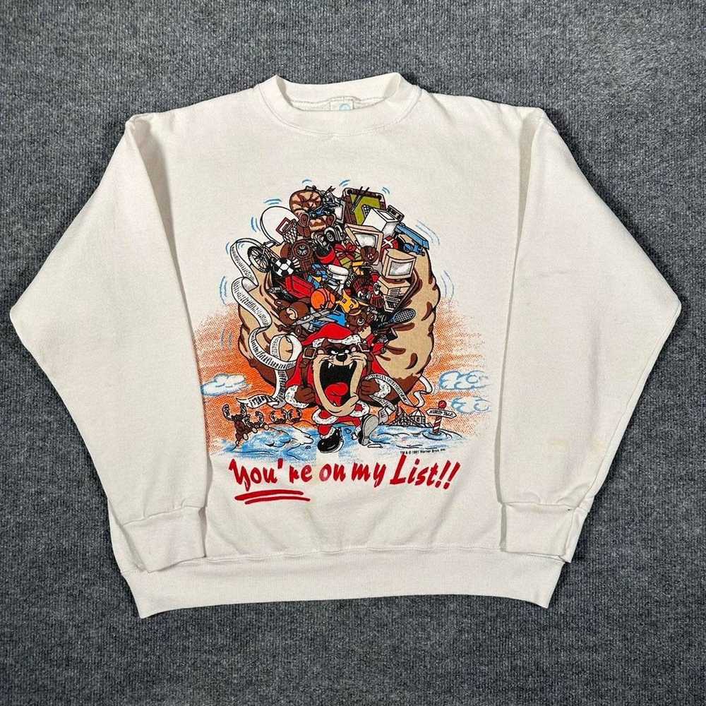 1990s Taz Looney Tunes Ohio State Buckeyes Graphic Sweatshirt