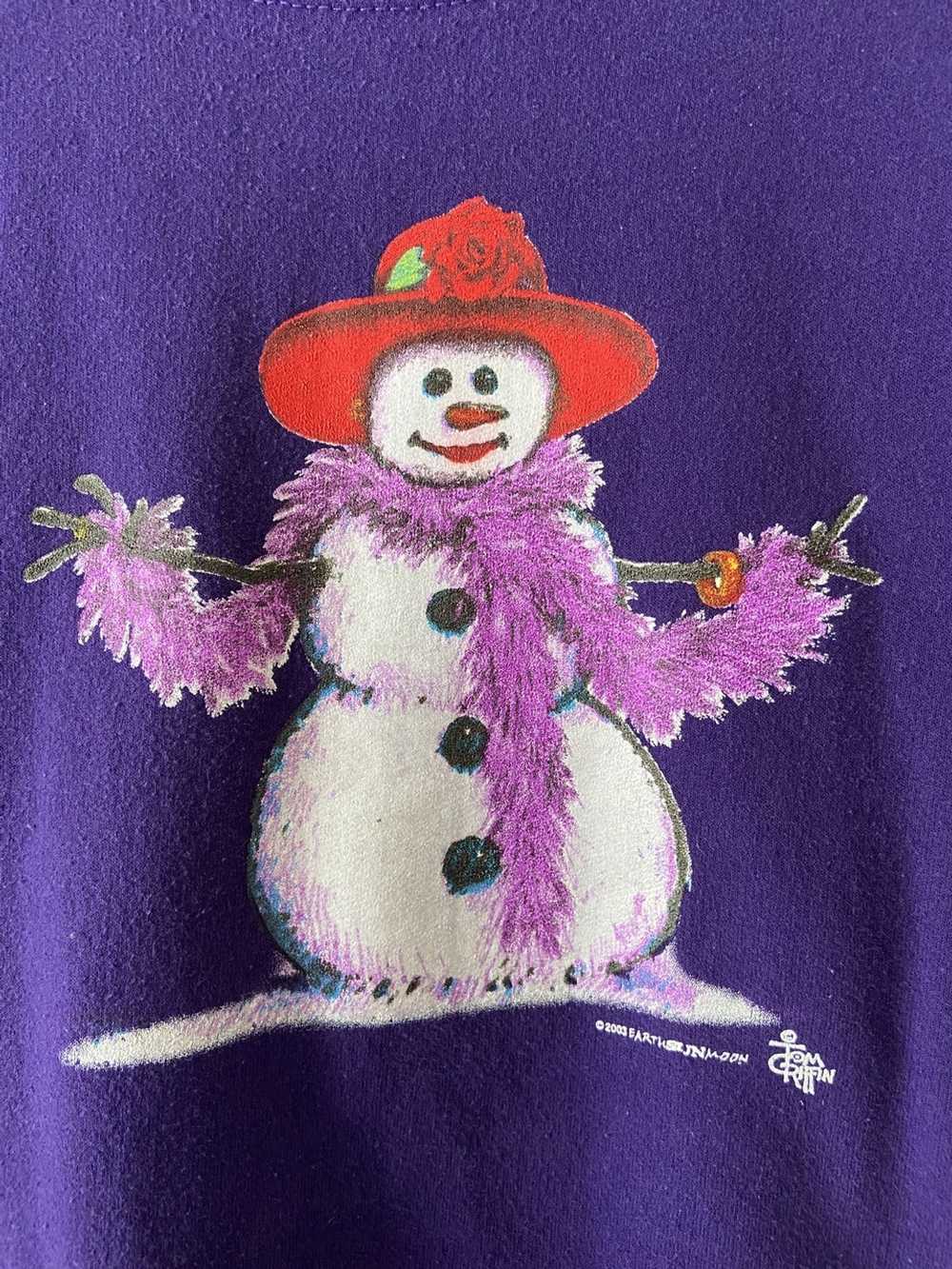 Gildan × Streetwear × Vintage Vintage Snowman art… - image 3