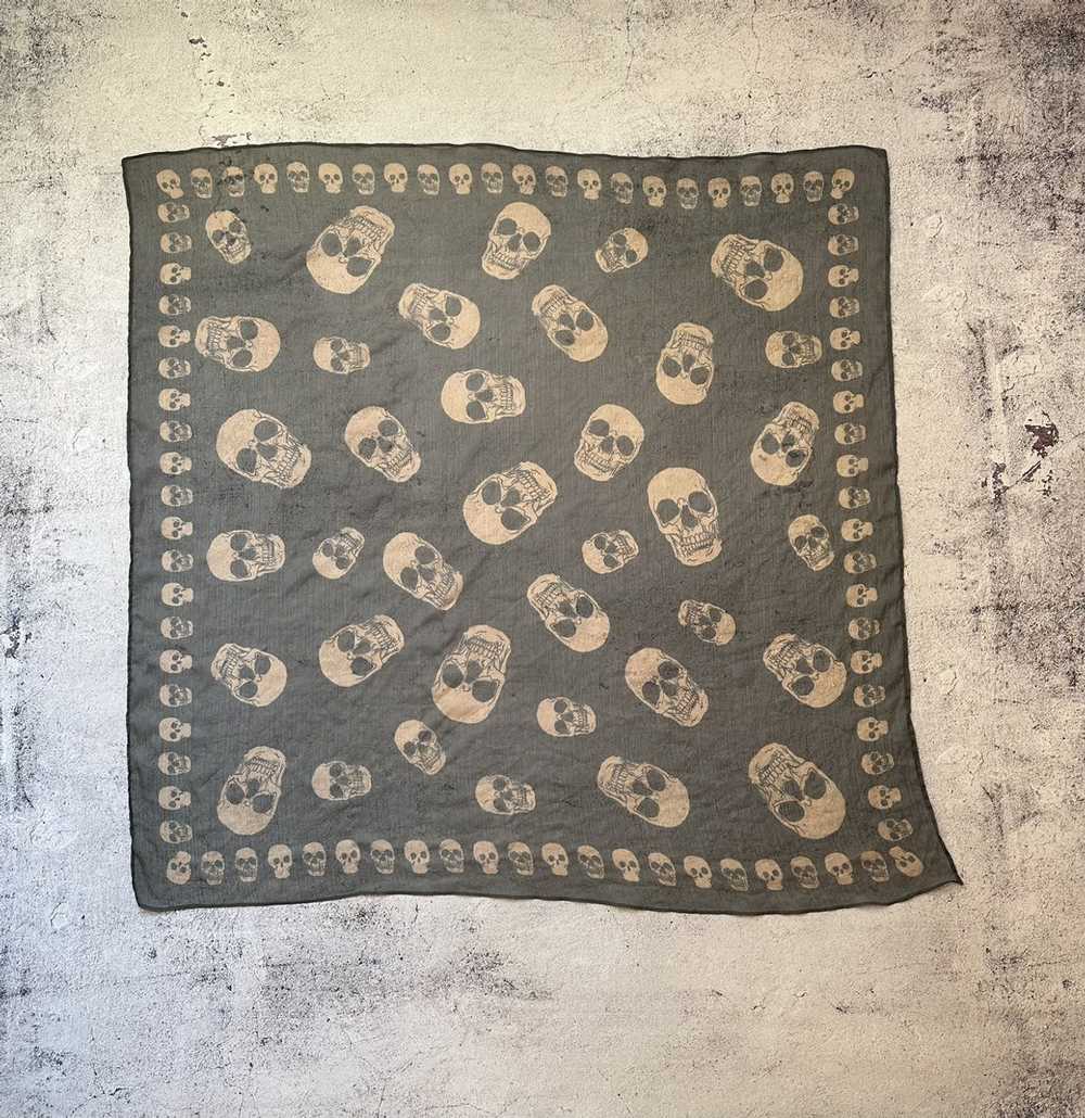 Avant Garde × Japanese Brand Skull scarf grey - image 1