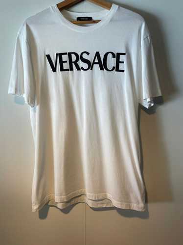 Versace Versace Taylor fit Logo T-shirt size L wh… - image 1